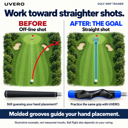 UVERO GripGuide Golf Grip Swing Corrector