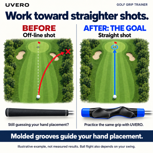 UVERO GripGuide Golf Grip Swing Corrector