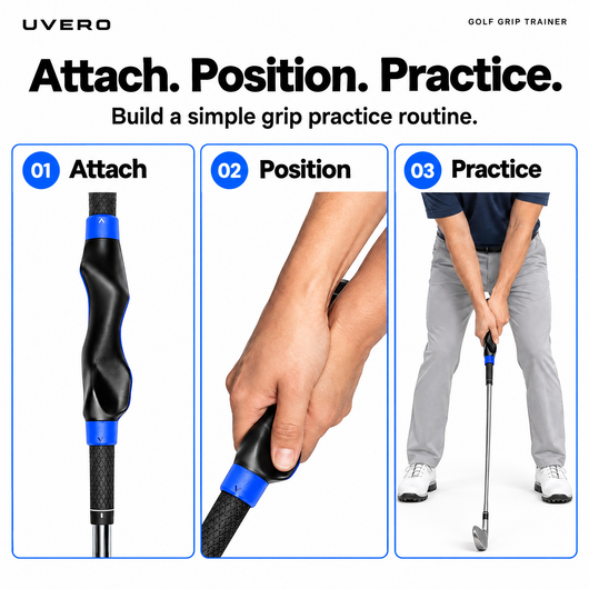 UVERO GripGuide Golf Grip Swing Corrector
